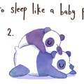 Baby panda guide to sleeping- tshirt&nbsp;design